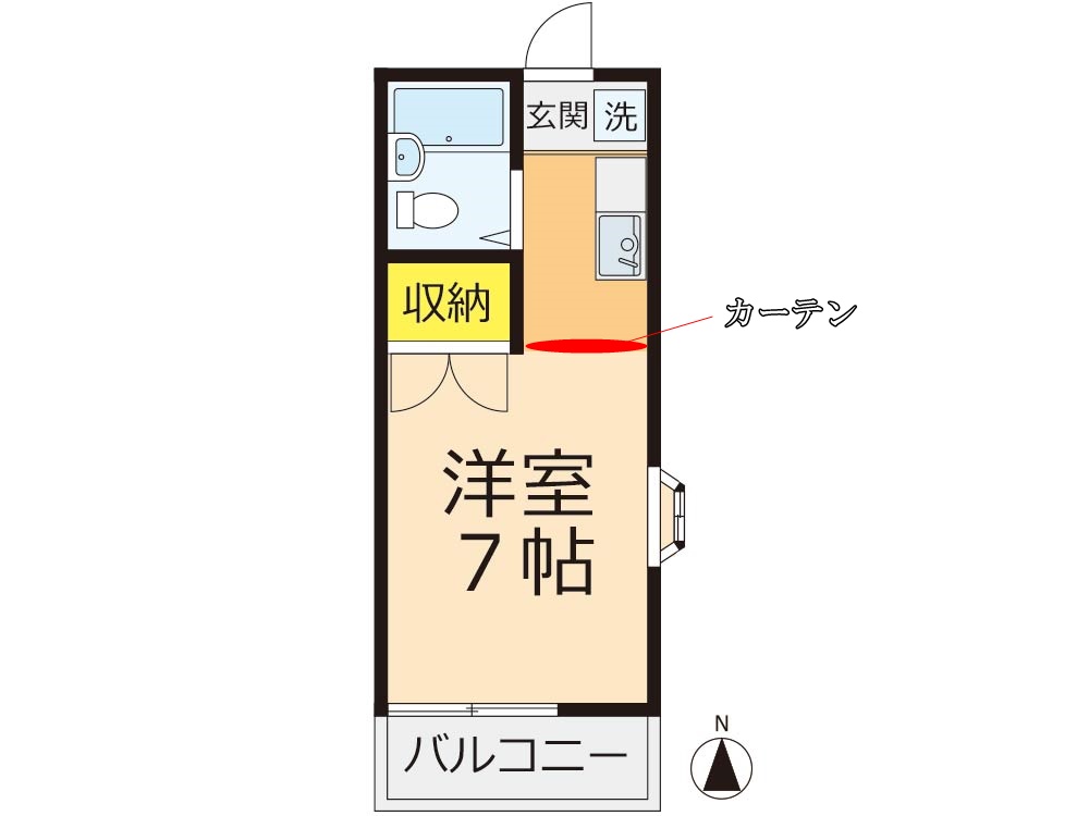 ワンルームのキッチンと部屋を仕切るのにおすすめのアイテム 一人暮らし初心者おすすめナビ ヒトグラ